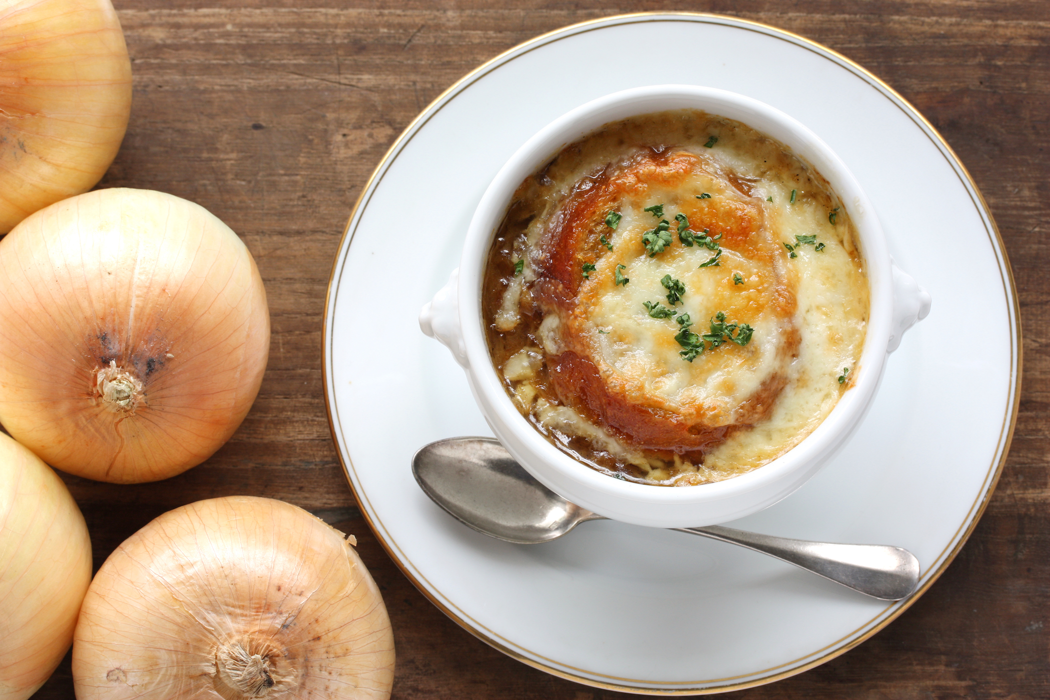 French Onion Soup - Slow Cooker.
